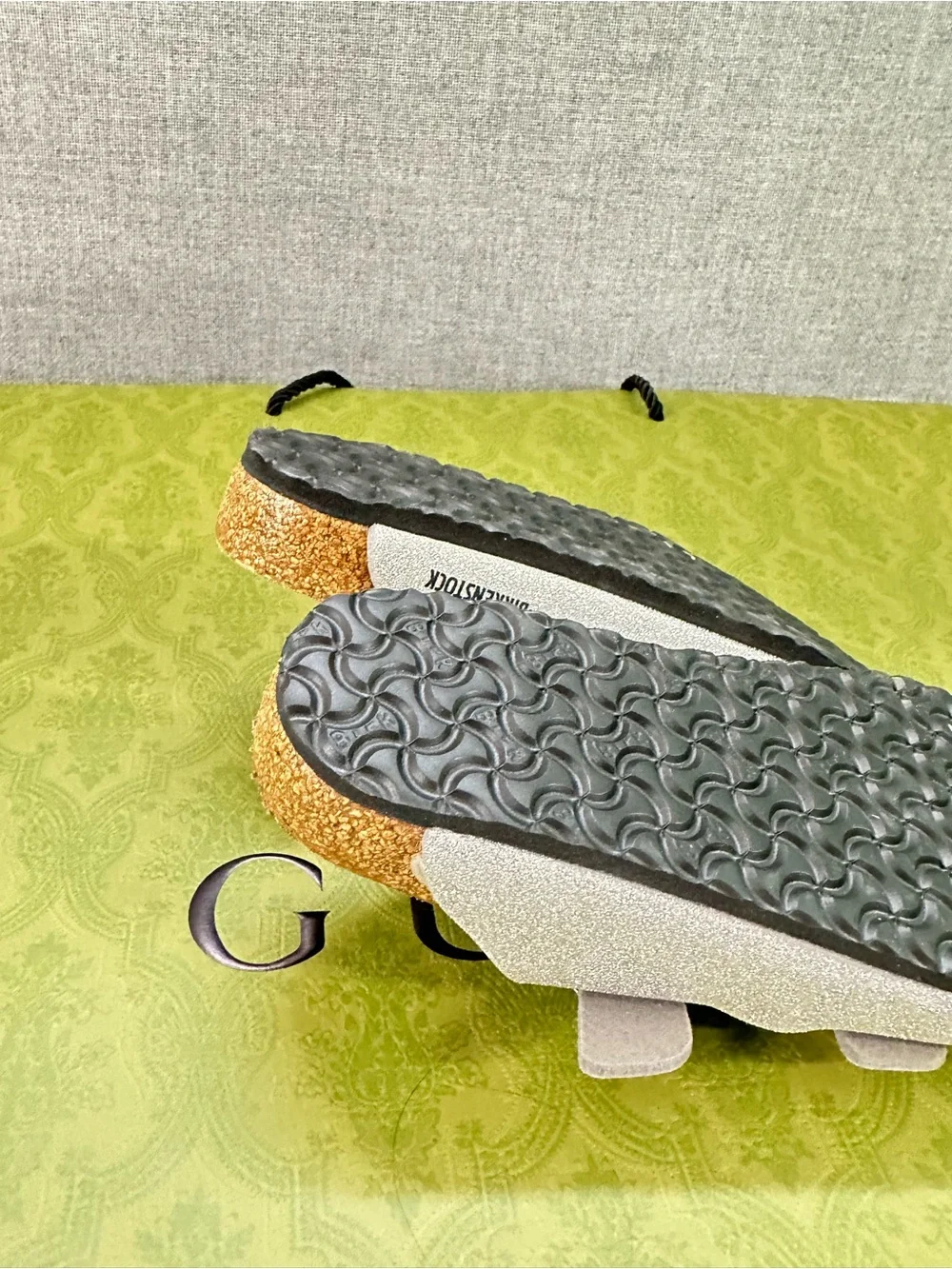 Birkenstock Kids Glitter Double-Buckle Sandals in Silver